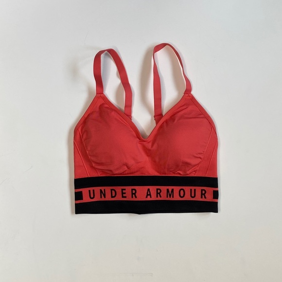Under Armour Other - *NEVER WORN Under Armour Padded Peach Sports Bra Size Small